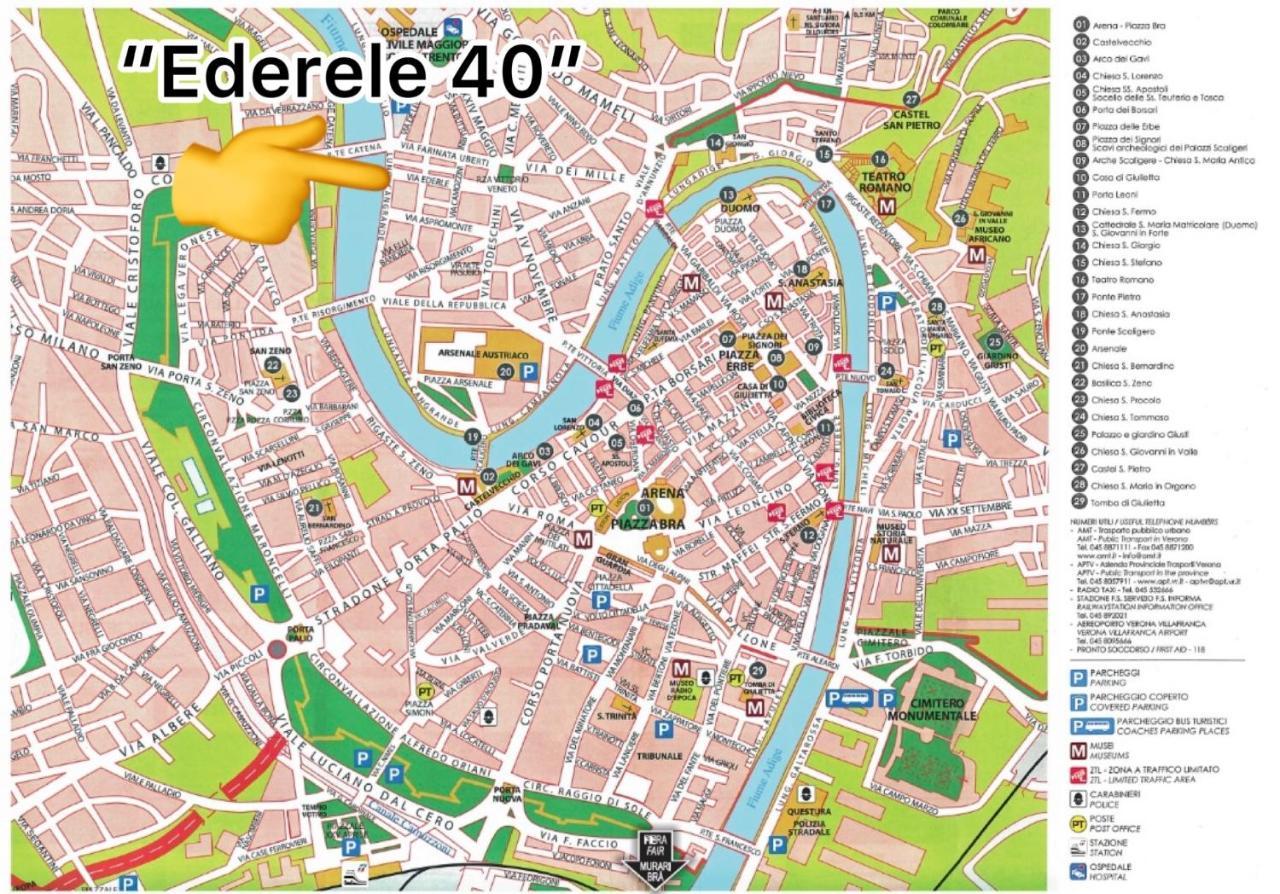 Ederle 40 Appartement Verona Buitenkant foto